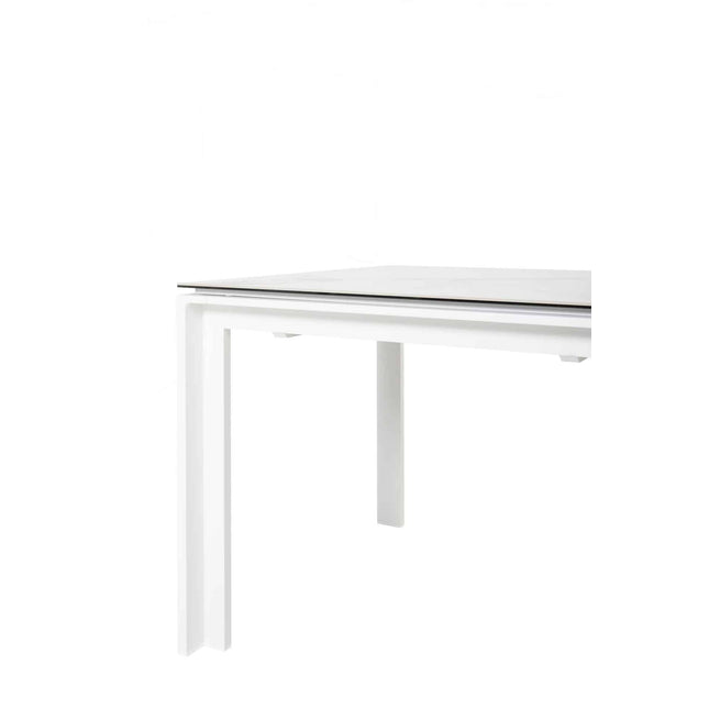 Taste 4SO optimale Verschiebungen Tisch Keramik Weiß 220-280-340 cm