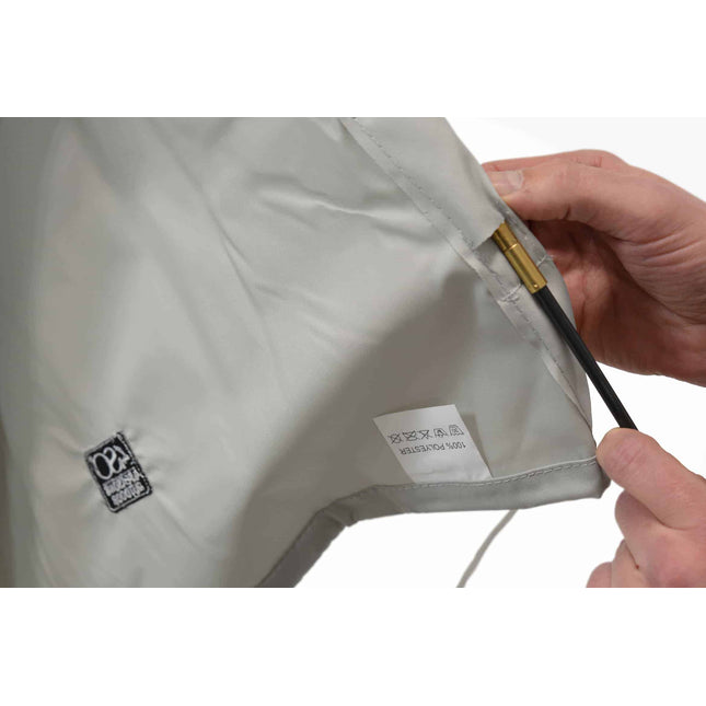 4 Seasons Outdoor Parasol Siesta Premium 300 x 300 cm Taupe