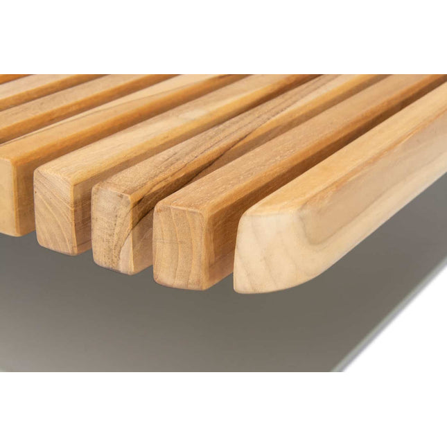 4 Seasons Outdoor Plato Couchtisch Teaktisch Top 120 x 75 x 35 cm