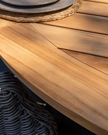 Taste 4SO Belmond Dining Anthrazit + Prado Tabelle 130 Ø cm