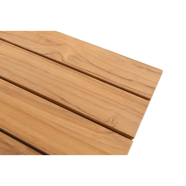 Taste 4SO Prado Bar Table Anthrazit 200 x 70 x 105 cm. Teaktisch -Top