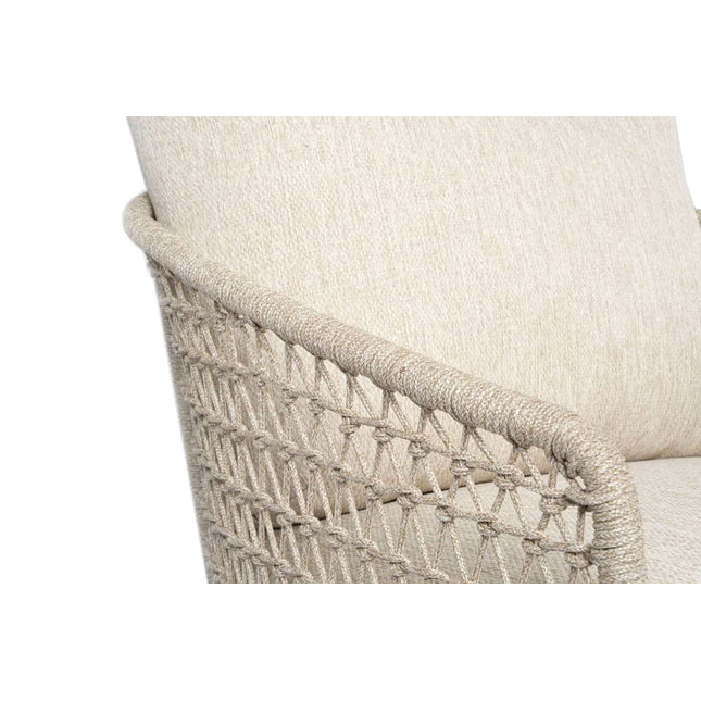 4 Seasons Outdoor Puccini Lounge Set + Footstool ohne Kaffeetisch