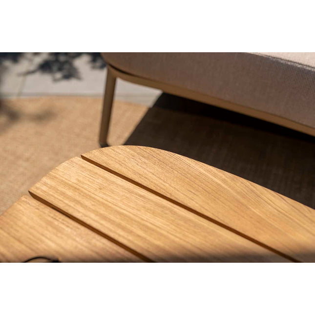 Taste 4SO Demi -Set von 2 Kaffeetischen Latte 50 x 60 und 70 x 80 cm.