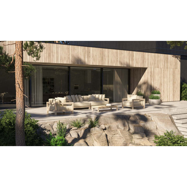 4 Seasons Outdoor Capitol Couchtisch Latte 150 x 65 cm