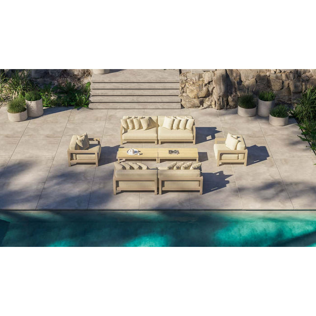 4 Seasons Outdoor Capitol Couchtisch Latte 150 x 65 cm