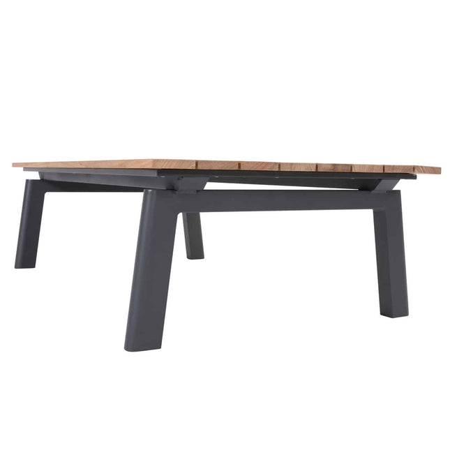 Taste 4SO Ravenna Couchtisch mit Teaktisch -Tisch 120 x 65 x 35 cm