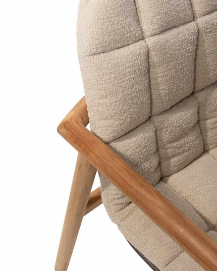 4 Seasons Outdoor Samos Essstuhl + Taste 4SO Capri Tisch-Fass-Form-Teak 240 cm