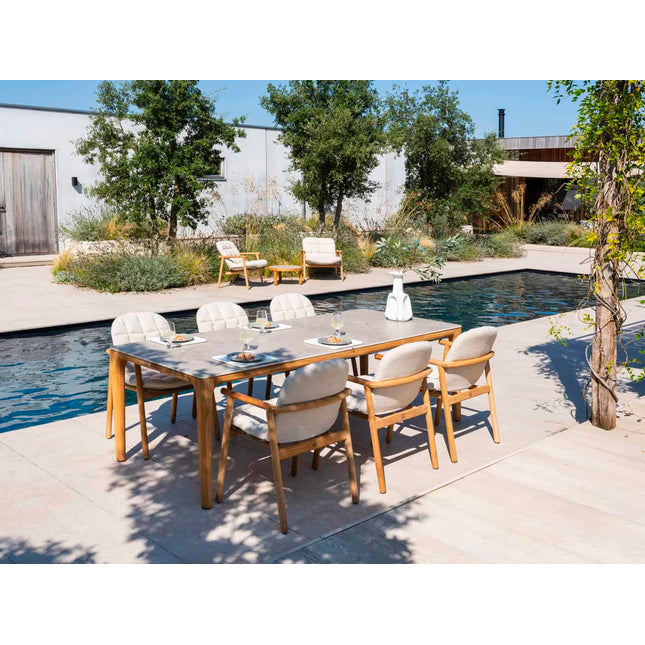 Taste 4SO Liam Esstisch mit Keramiktisch Top 240 x 100 x 75 cm.