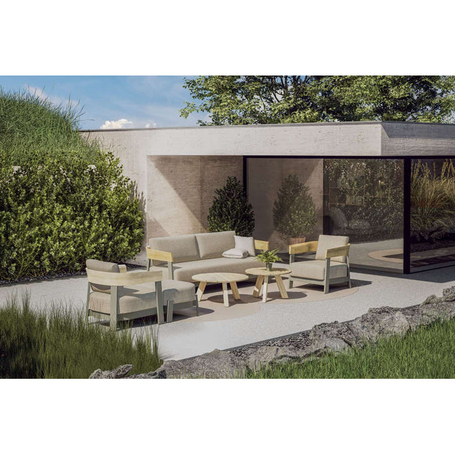 4 Seasons Outdoor Cosmic Couchtisch Teak 65 cm. Ø (H 40 cm)