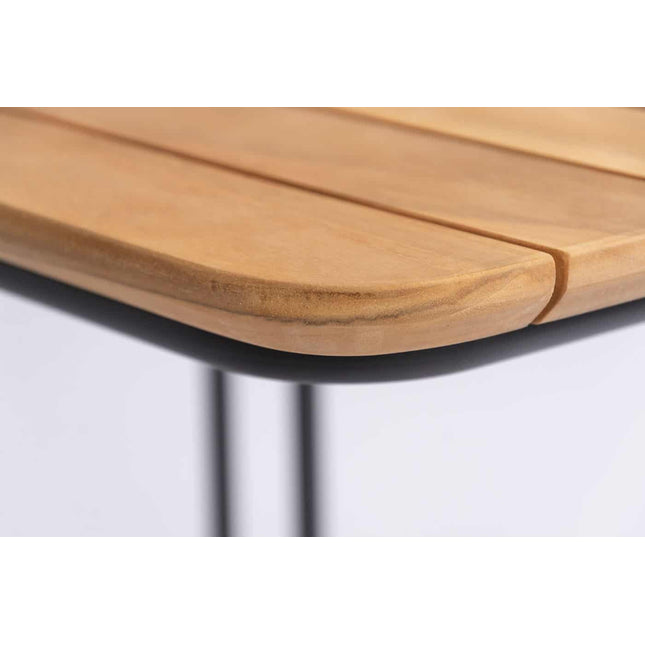 4 Seasons Outdoor Verdi Seitentisch Teak 50 x 35 x 45 cm