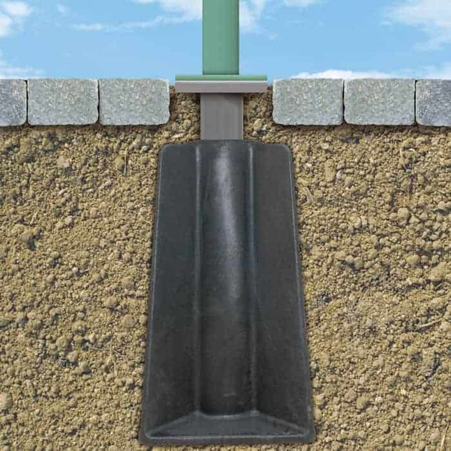 4 Seasons Outdoor Parasol Siesta Premium 300 x 300 cm mittelgrau