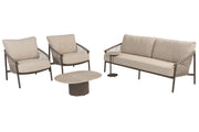 Allora living set with Sofie table and support table - Complete Set