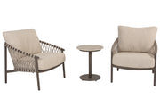 Allora bistro lounge set with Boaz side table - Complete Set