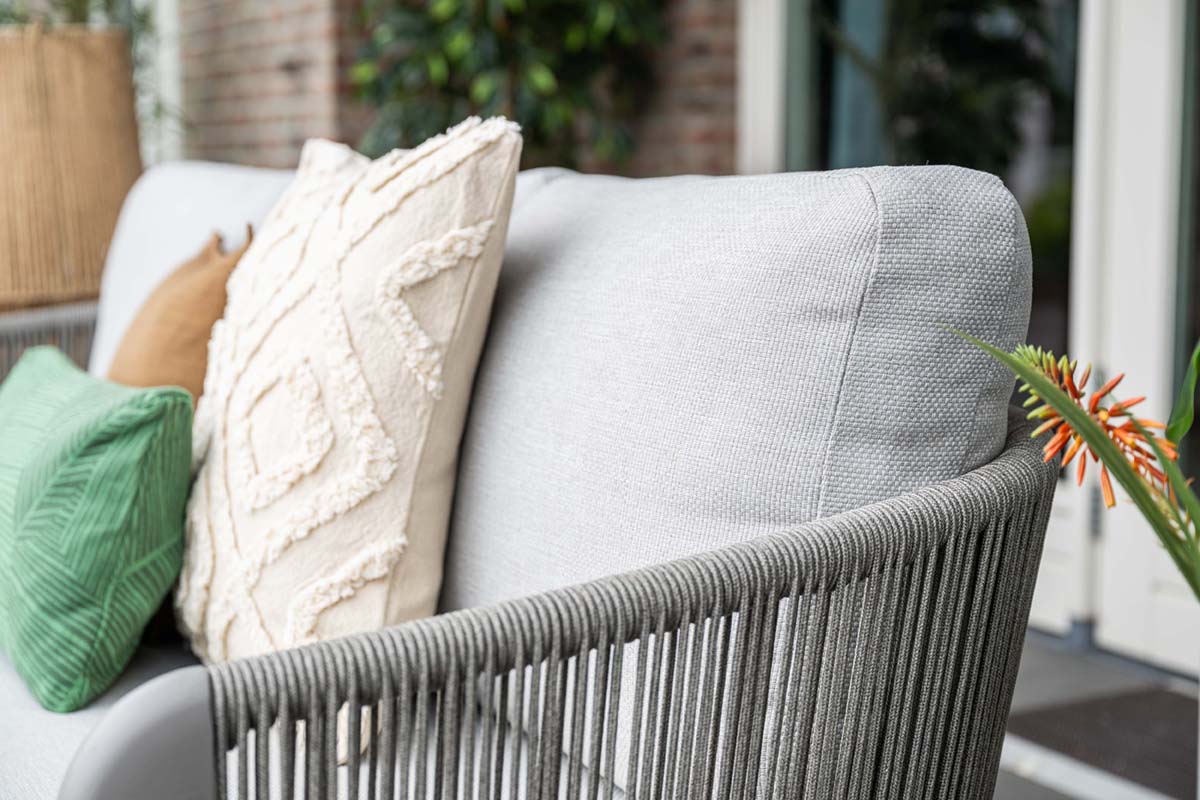 Garden Impressions Durango loungeset 3-delig aluminium frame met rope - afbeelding 17