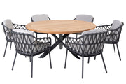 Calpi dining set with Prado table 160cm - Complete Set