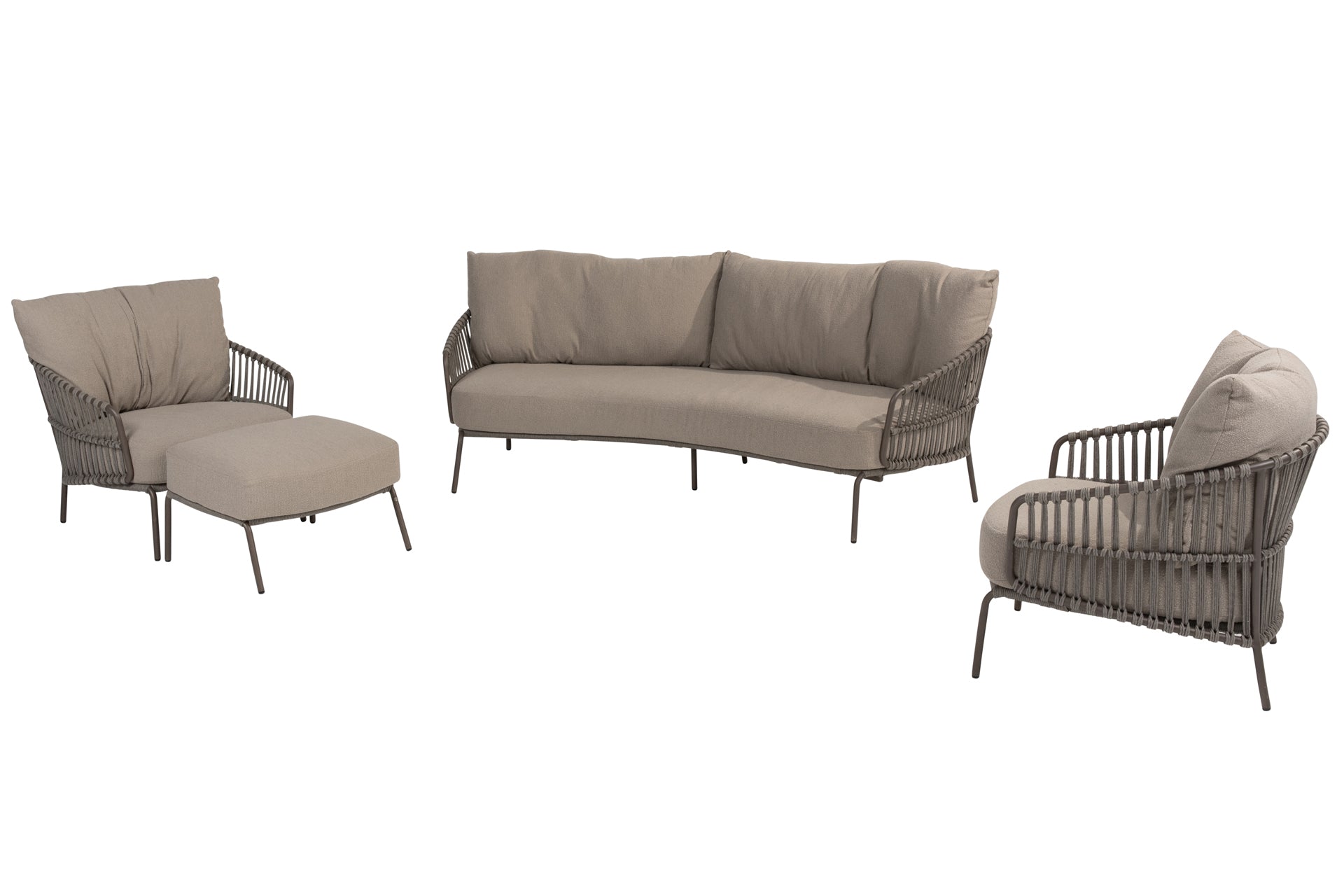 Capalbio lounge set with footstool - Complete Set