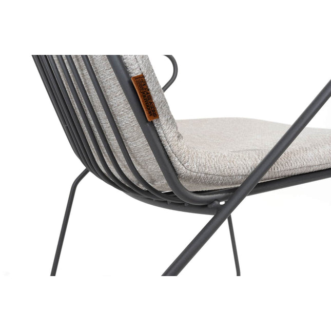 4 Seasons Outdoor Veneto Stapelstuhl Anthrazit Edelstahl inkl