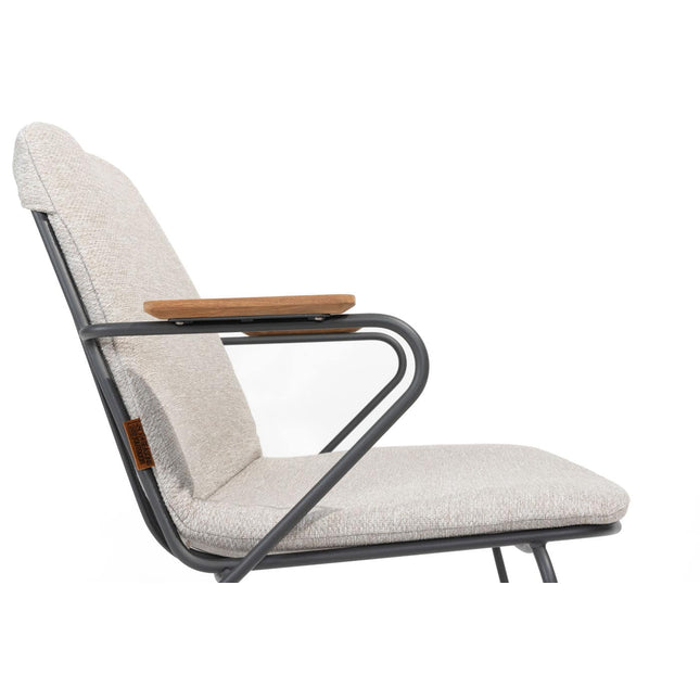 4 Seasons Outdoor im Freien Veneto Dining Anthrazit + Taste 4SO Liam Teak Tabelle 240 cm