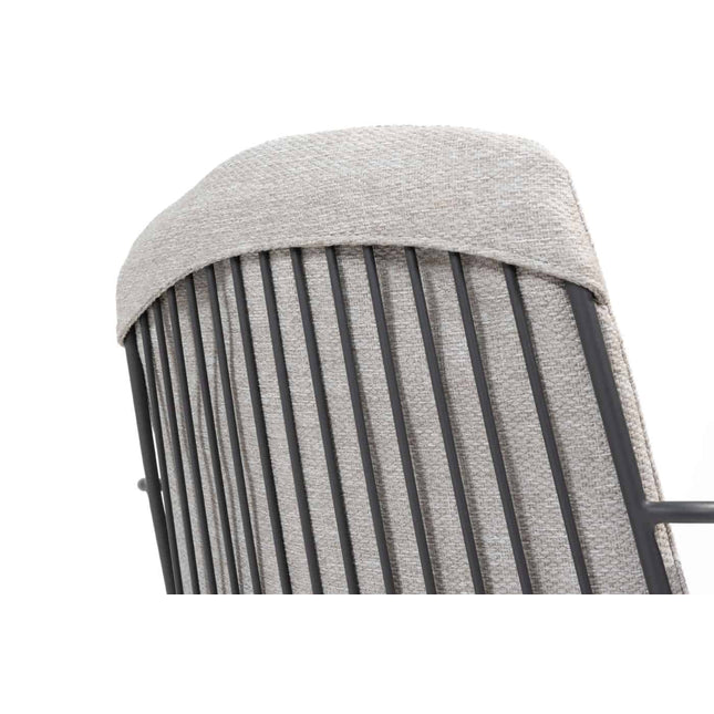 4 Seasons Outdoor Veneto Dining Anthrazit + Taste 4SO Prado Teak Tabelle 130 Ø CM