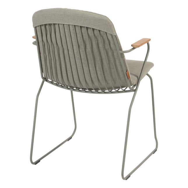 4 Seasons Outdoor Veneto Dining Olive + Taste 4SO Prado Teak Tabelle 130 Ø CM