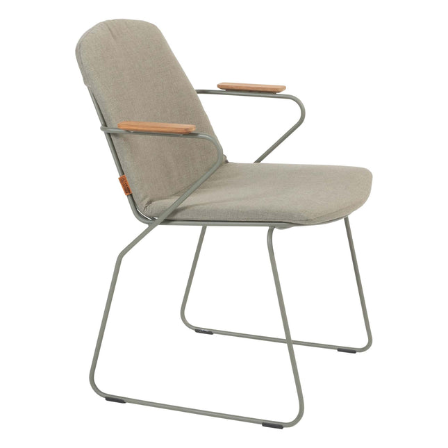 4 Seasons Outdoor Veneto Stapelstuhl Olive Edelstahl inkl