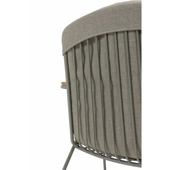 4 Seasons Outdoor Veneto Stapelstuhl Olive Edelstahl inkl