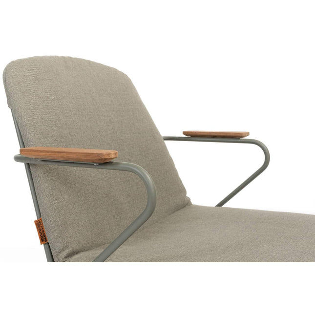 4 Seasons Outdoor Veneto Stapelstuhl Olive Edelstahl inkl