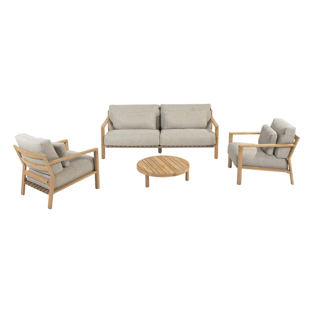 4 Seasons Outdoor Lucas Lounge Set + Finn Couchtisch 80 Ø CM