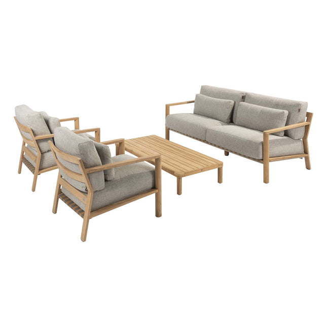 4 Seasons Outdoor Lucas Lounge Set + Finn Couchtisch