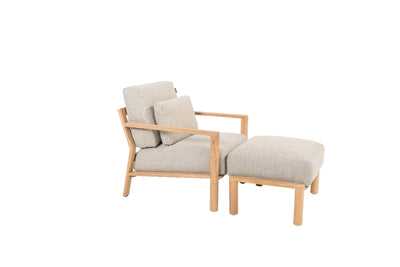 4SO Lucas Loungesessel inkl. Fußhocker