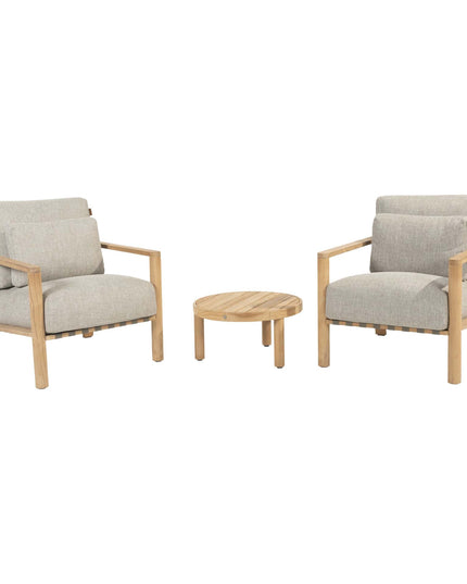 4 Seasons Outdoor Lucas Bistro Lounge Set + Finn Couchtisch 60 Ø CM