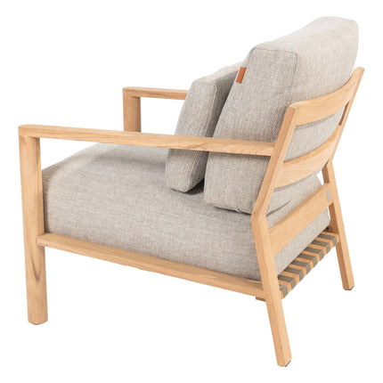 4 Seasons Outdoor Lucas Lounge Chair Teak inkl. 3 Kissen