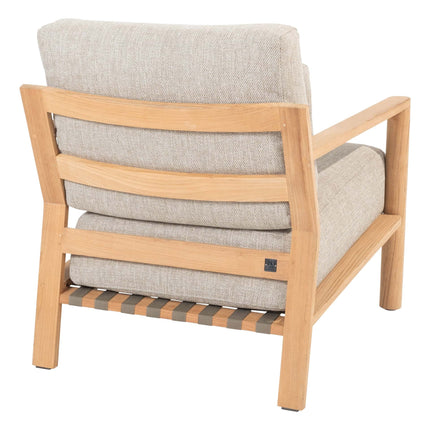 4 Seasons Outdoor Lucas Lounge Chair Teak inkl. 3 Kissen