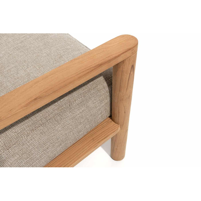 4 Seasons Outdoor Lucas 3-Sitzer Lounge Bank Teaks inkl. 6 Kissen