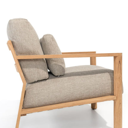 4 Seasons Outdoor Lucas Lounge Chair Teak inkl. 3 Kissen