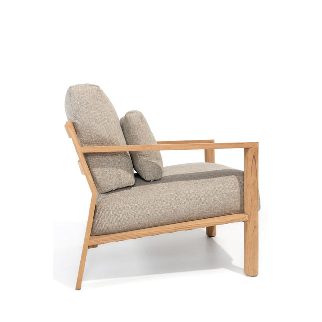 4 Seasons Outdoor Lucas Lounge Chair Teak inkl. 3 Kissen