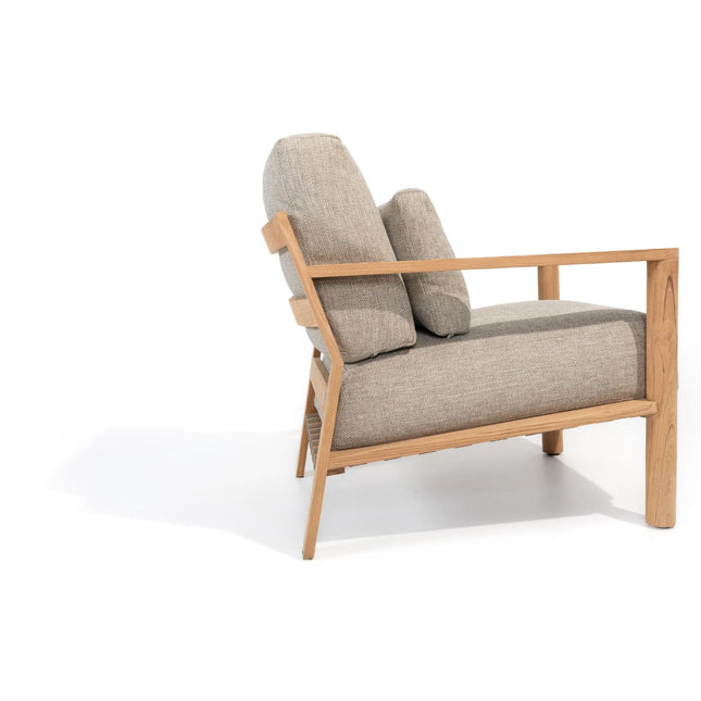 4 Seasons Outdoor Lucas Lounge Chair Teak inkl. 3 Kissen