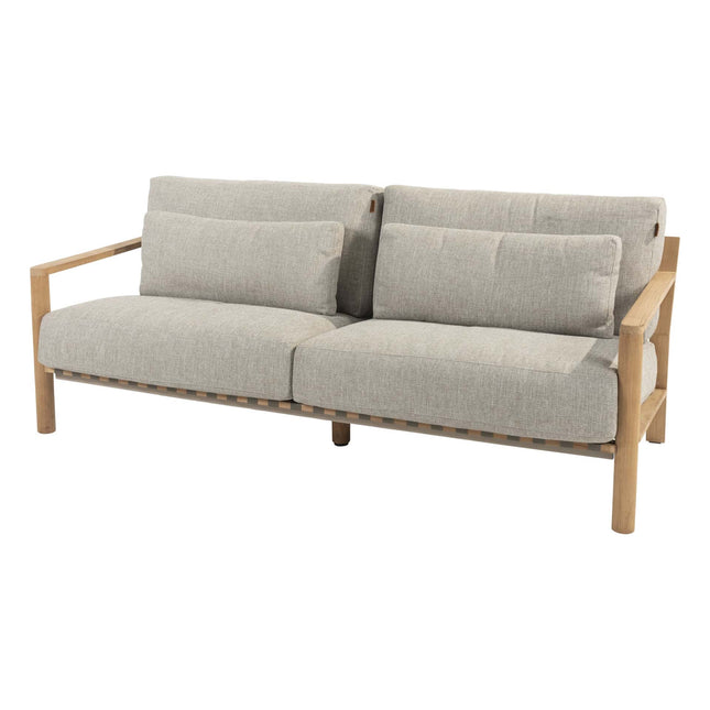 4 Seasons Outdoor Lucas 3-Sitzer Lounge Bank Teaks inkl. 6 Kissen