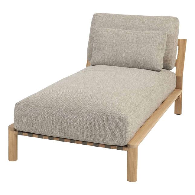 4 Seasons Outdoor Lucas Lounge Teak inkl. 3 Kissen