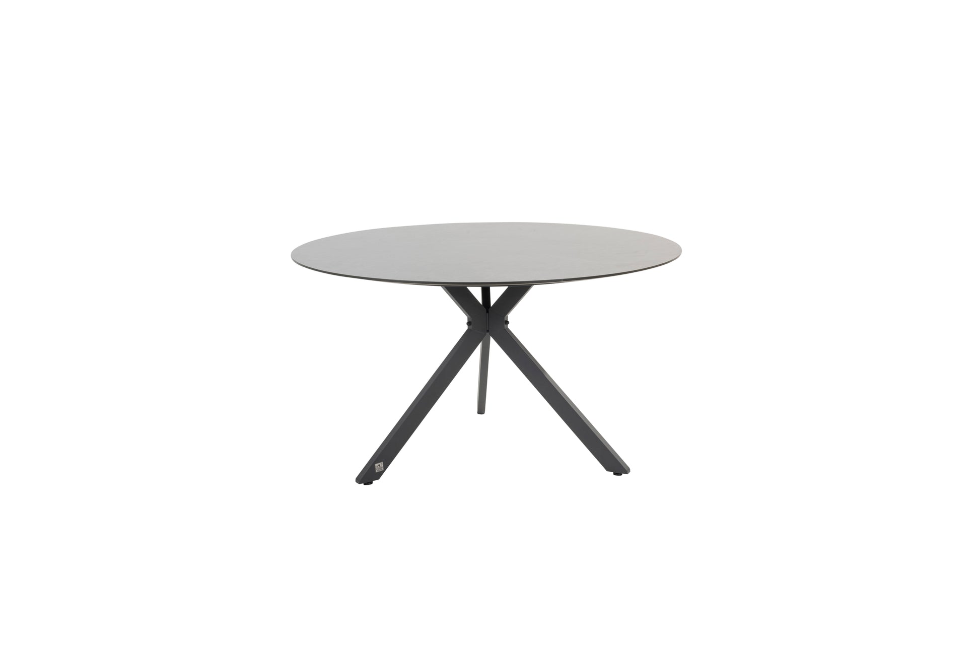 4 Seasons Outdoor Locarno dining table 130cm HPL slate anthracite - Image 1
