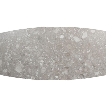 4 Seasons Outdoor Montana Tisch Barrel Keramik Terrazzo 240 x 103 cm