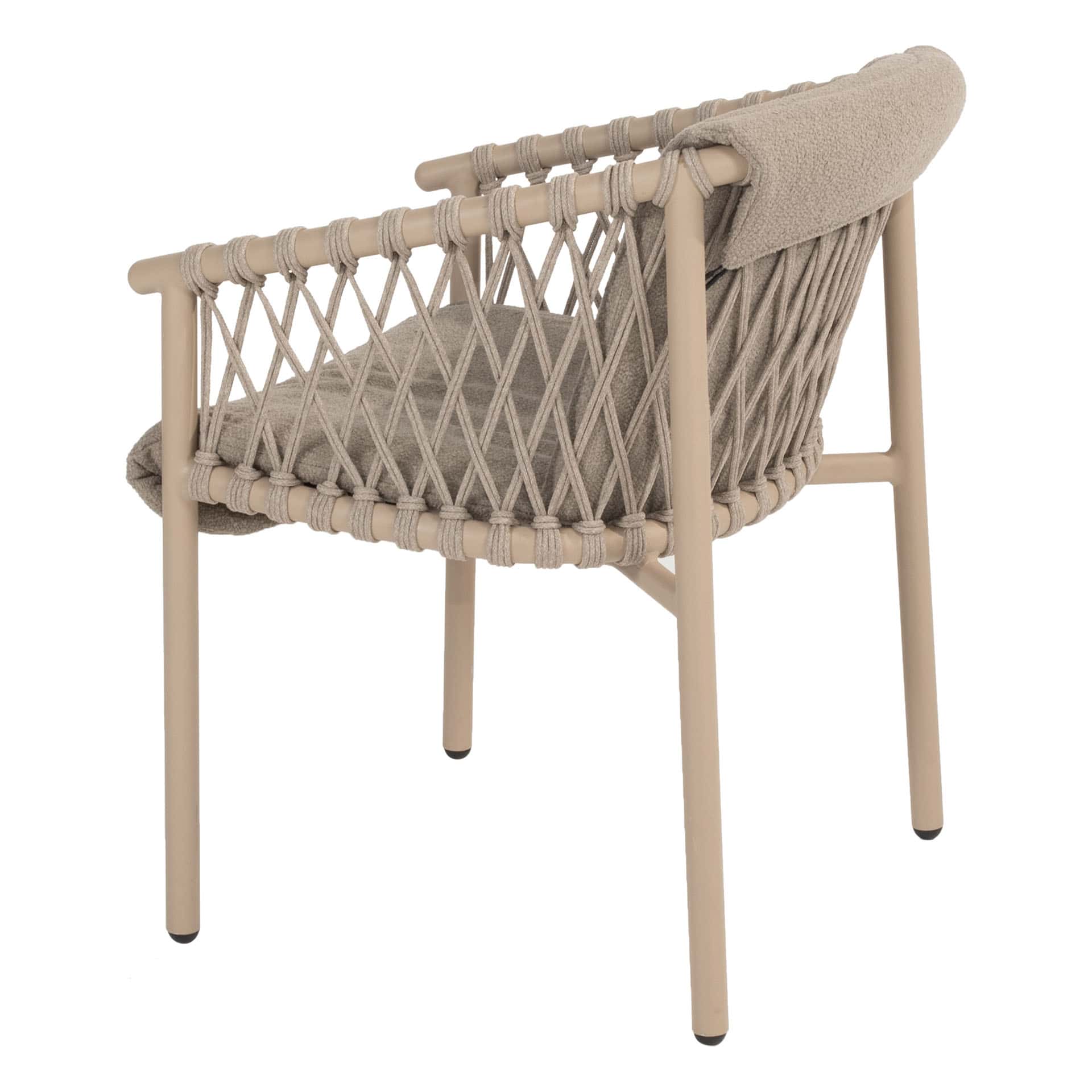 4SO Allora dining set latte (6 st.) + Taste 4SO Prado tafel 160cm - afbeelding 12