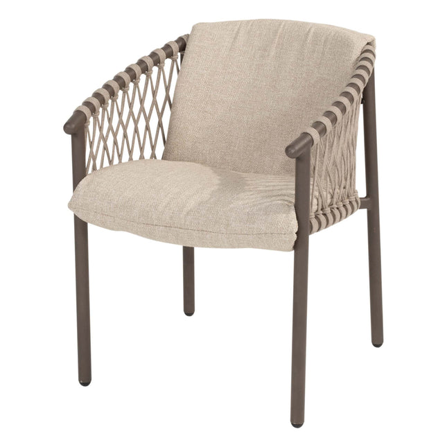 4 Seasons Outdoor Allora Speisesuhl terre inkl. Kissen