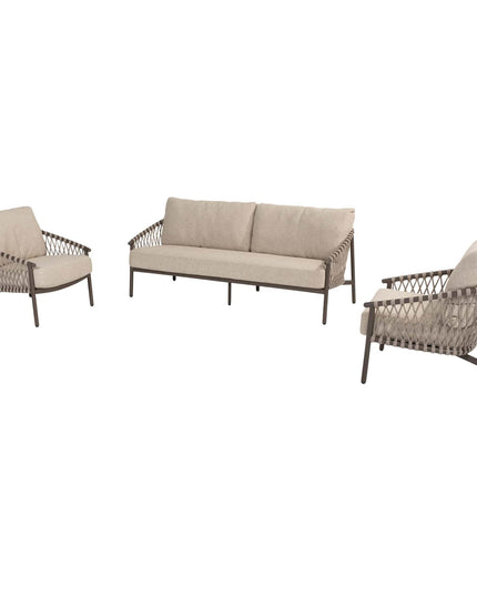 4 Seasons Outdoor Allora Lounge Set ohne Couchtisch