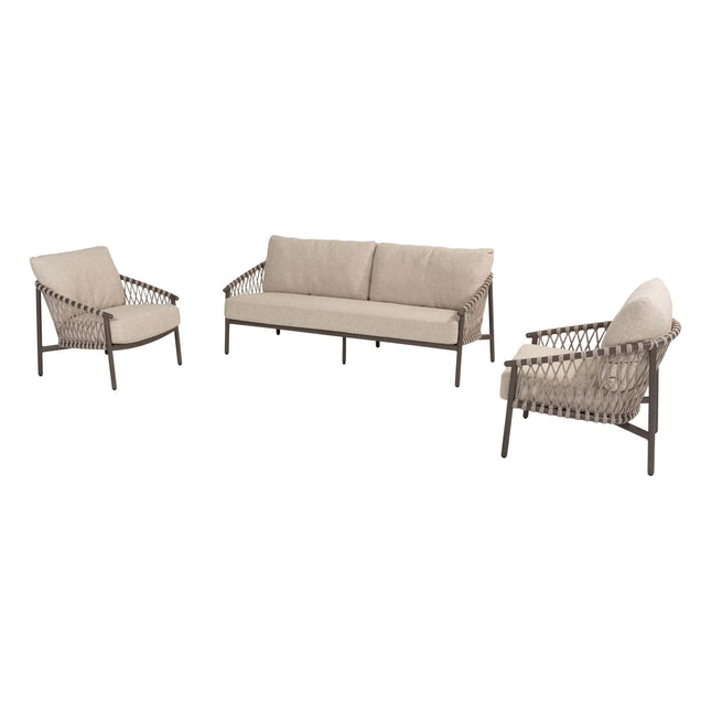 4 Seasons Outdoor Allora Lounge Set ohne Couchtisch