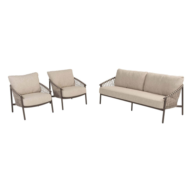 4 Seasons Outdoor Allora Lounge Set ohne Couchtisch
