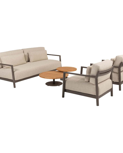 4 Seasons Outdoor Capresi Lounge Set + Volta Kaffeetische Terre