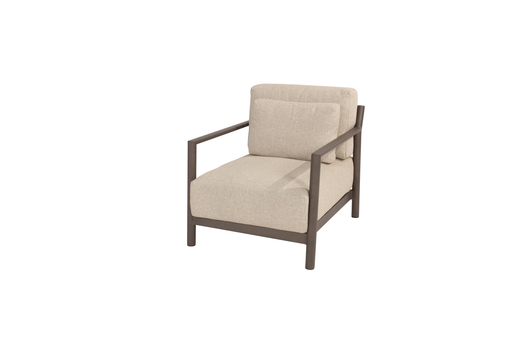 4SO Capresi loungestoel latte incl. 3 kussens