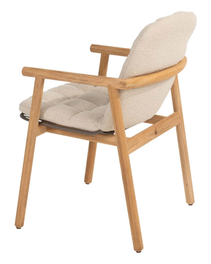 4 Seasons Outdoor Samos Essstuhl + Geschmack 4SO Liam Tisch mit Keramikplatten 240 cm