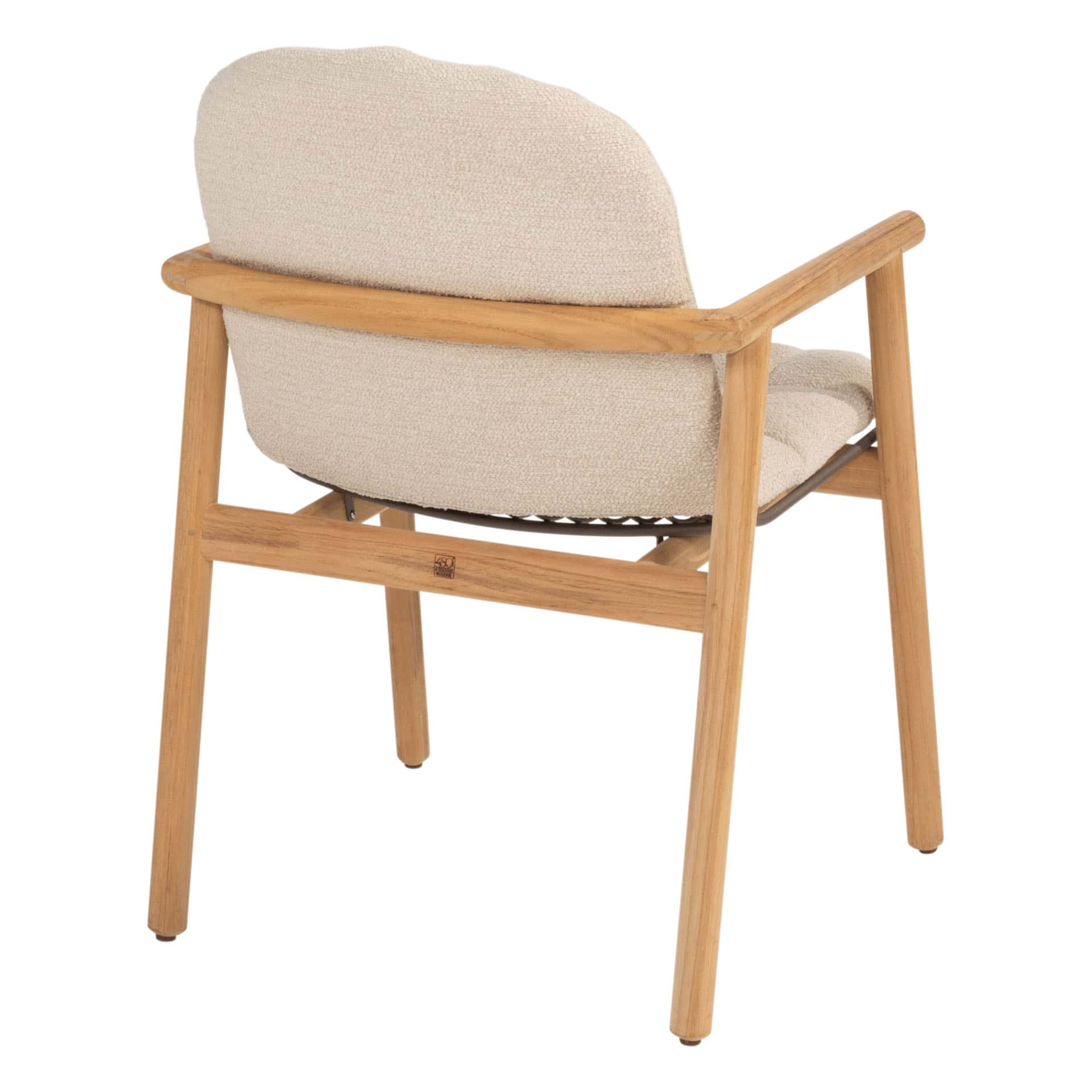 Taste 4SO Samos Essstuhl (6 St.) + Taste 4SO Capri Tisch Fassform Teak 240 cm